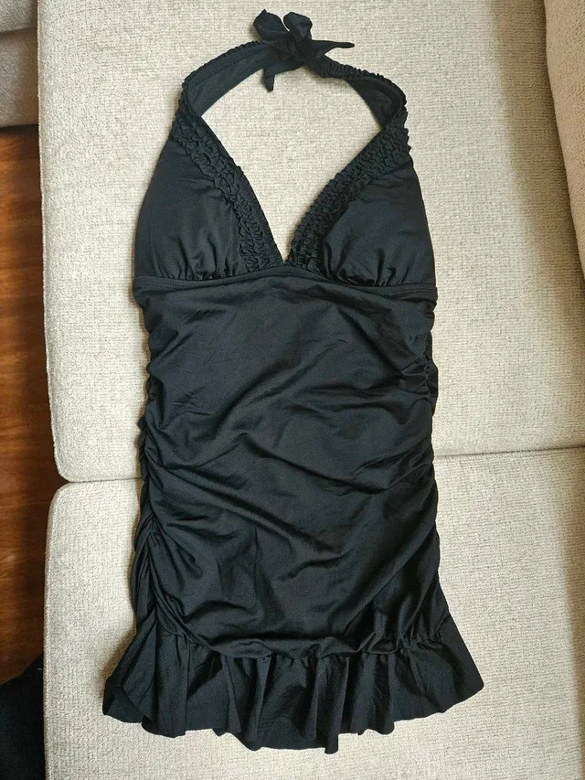 New Black One Piece Swimsuit image indicator(3)