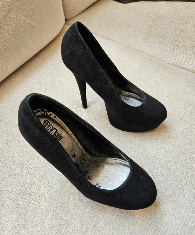 Womens Black 5 inch High Heel Shoes image indicator(6)