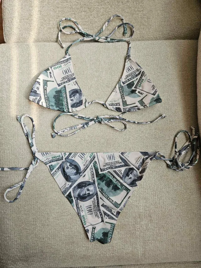 Brand New Money Bikini Swimsuit image indicator(2)