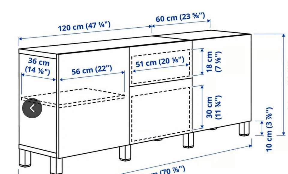 Ikea sideboard/TV cabinet