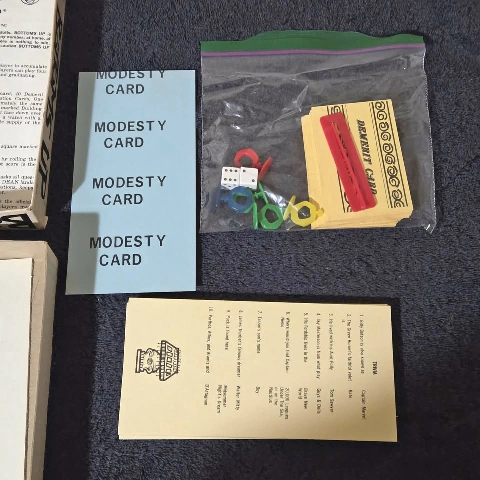 Vintage 1970s “Bottoms Up!” Adult Party Board Game - photo 5