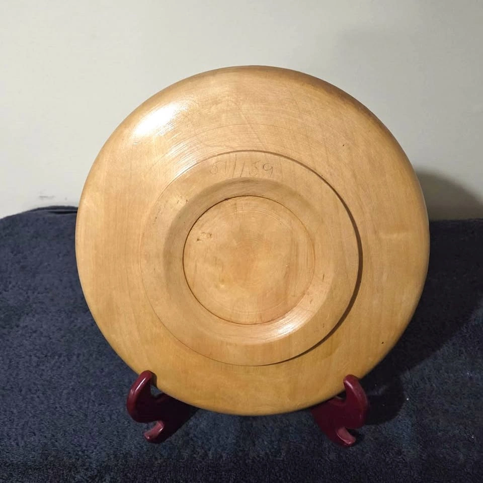 Vintage Hand-Painted Wooden “Norge” Plate – Limited Edition 59/1 - photo 2