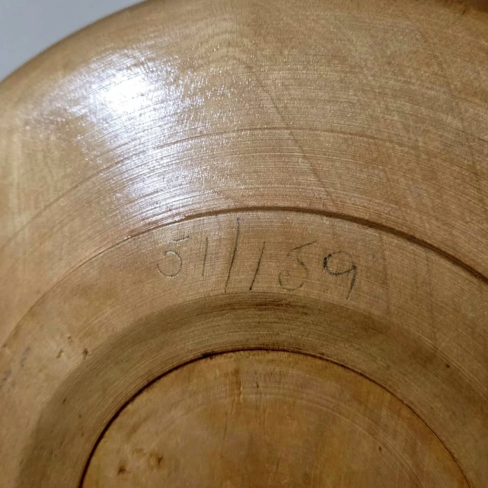 Vintage Hand-Painted Wooden “Norge” Plate – Limited Edition 59/1 - photo 3