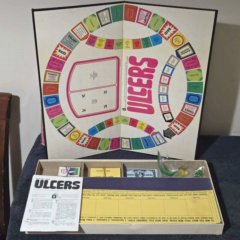 Vintage 1969 “ULCERS” Board Game – Retro Corporate Chaos! - photo 2