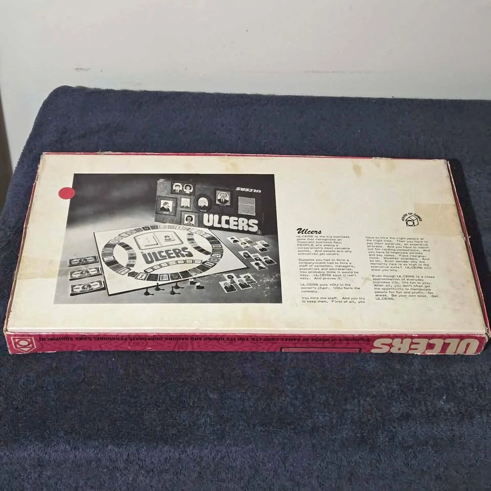 Vintage 1969 “ULCERS” Board Game – Retro Corporate Chaos! - photo 5