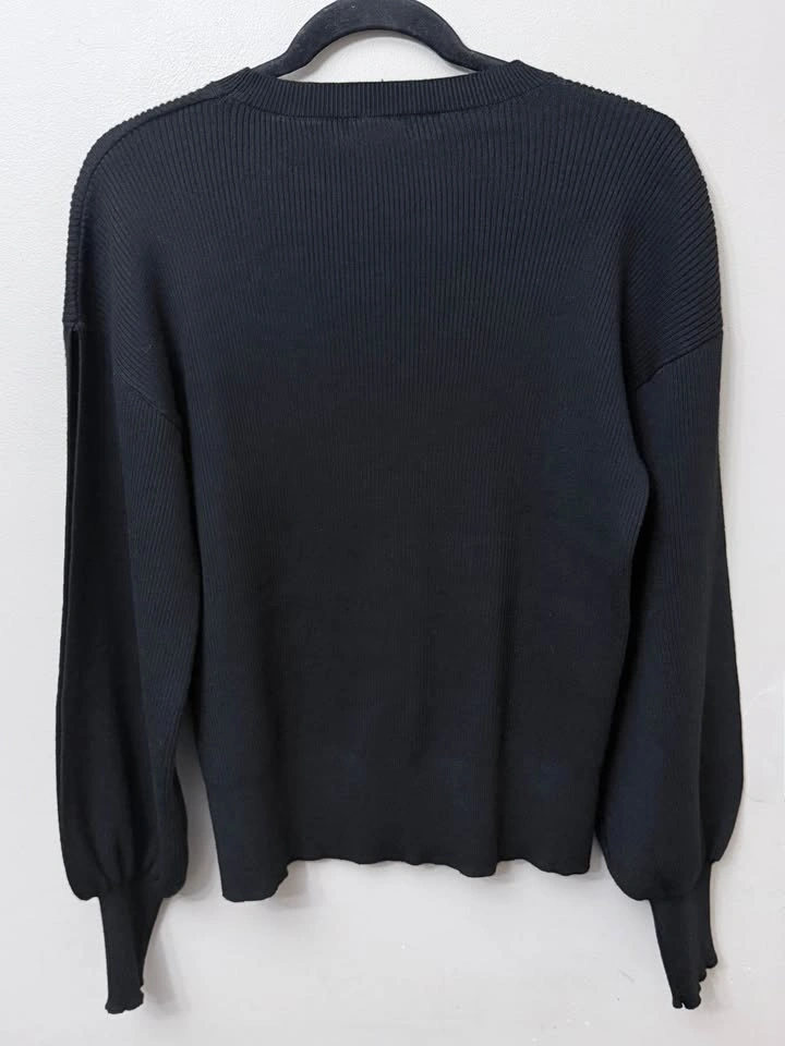 White Birch Ribbed Knit Sweater Small - photo 5
