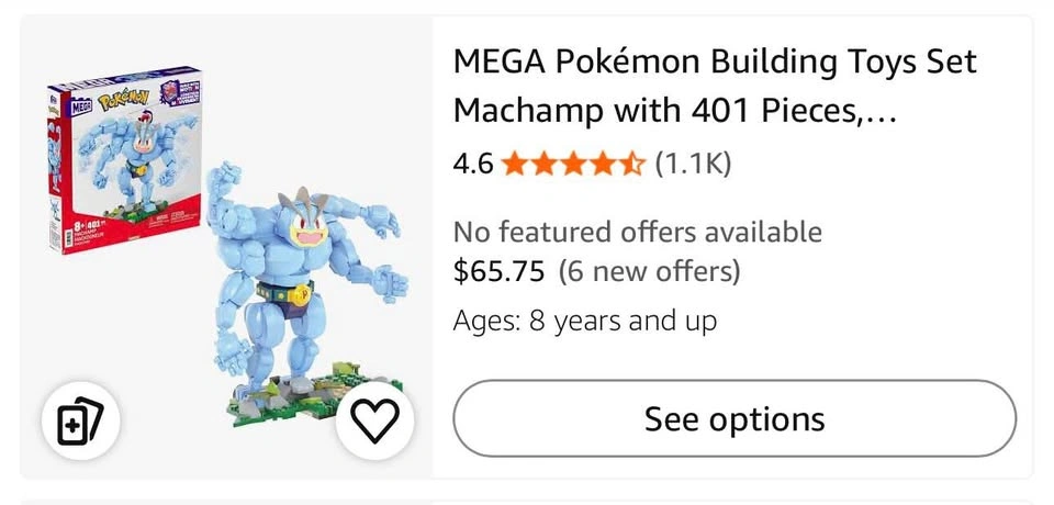 MEGA Pokémon Building blocks Set 401 Pieces - photo 2