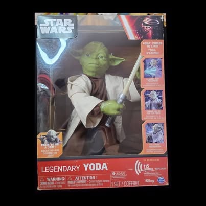 Spin Master Star Wars Legendary Yoda 16" Figure – New Sealed