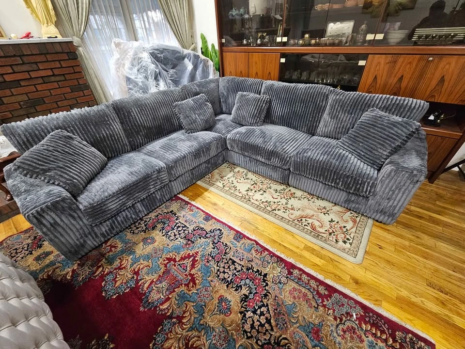 5-Piece Corduroy Modular Sectional, Brand New Out of Box - photo 3