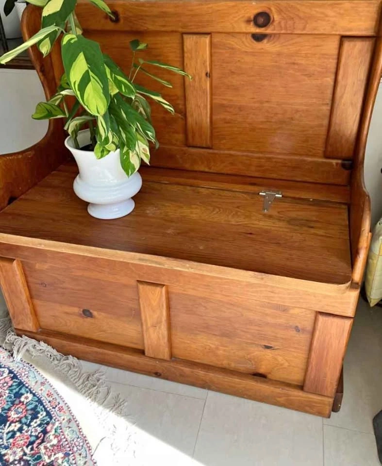 Wooden Storage Bench