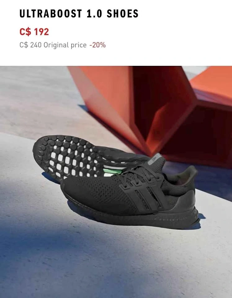Women's 10.5 Adidas Ultra Boost 1.0
