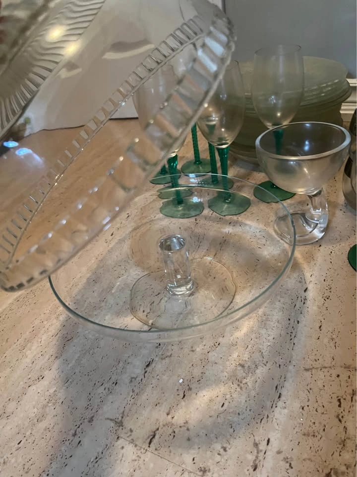 Vintage Glassware Set with Libbey Cactus Margarita Glasses - photo 3