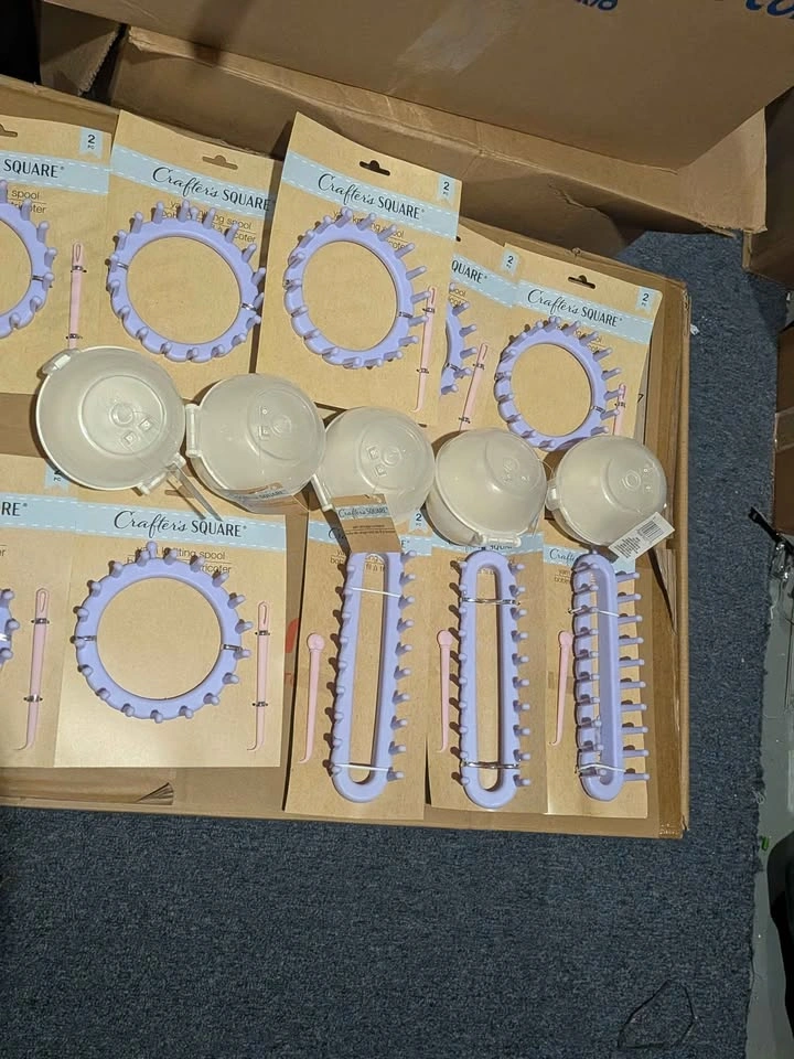 Brand new lot of 15 Knitting Spools, Looms, and Yarn Storage - photo 3