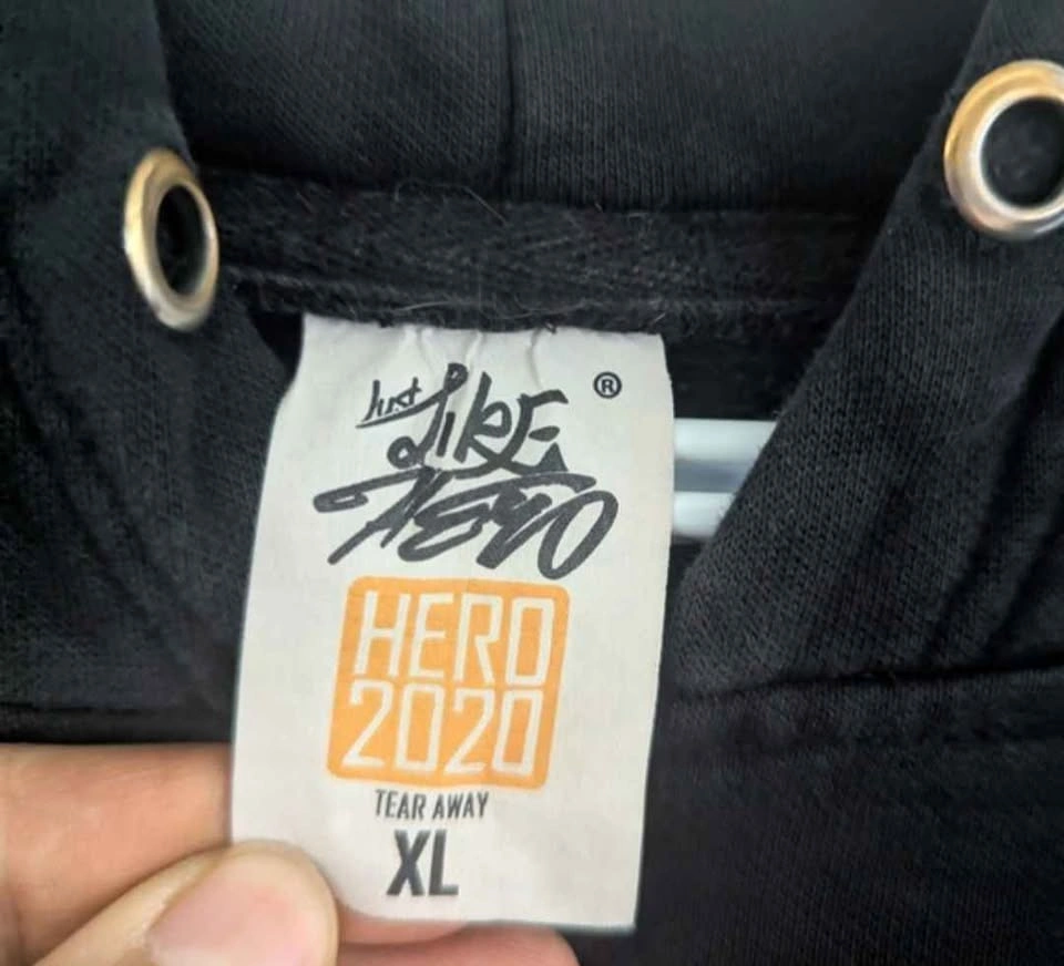 Just Like Hero XL Black 'Addicted' Graphic Hoodie - photo 2