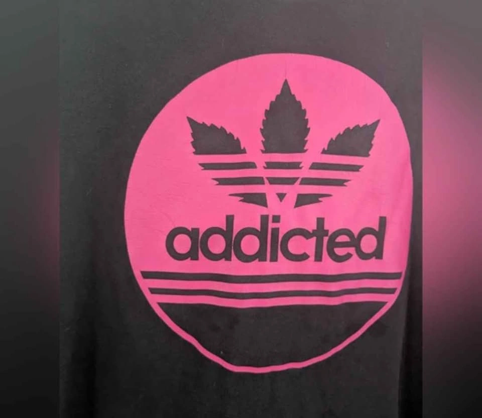 Just Like Hero XL Black 'Addicted' Graphic Hoodie - photo 3