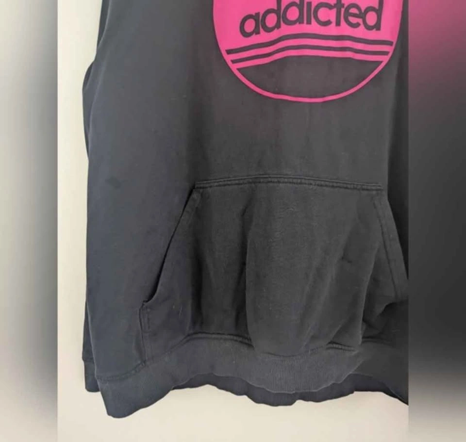 Just Like Hero XL Black 'Addicted' Graphic Hoodie - photo 4