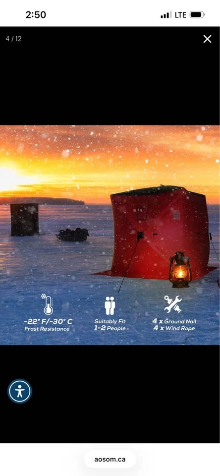 Outsunny Ice Fishing Tent - photo 2