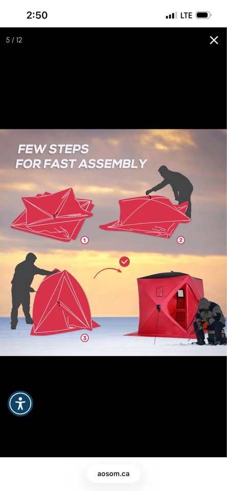 Outsunny Ice Fishing Tent - photo 3