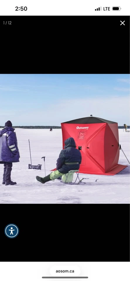Outsunny Ice Fishing Tent - photo 4
