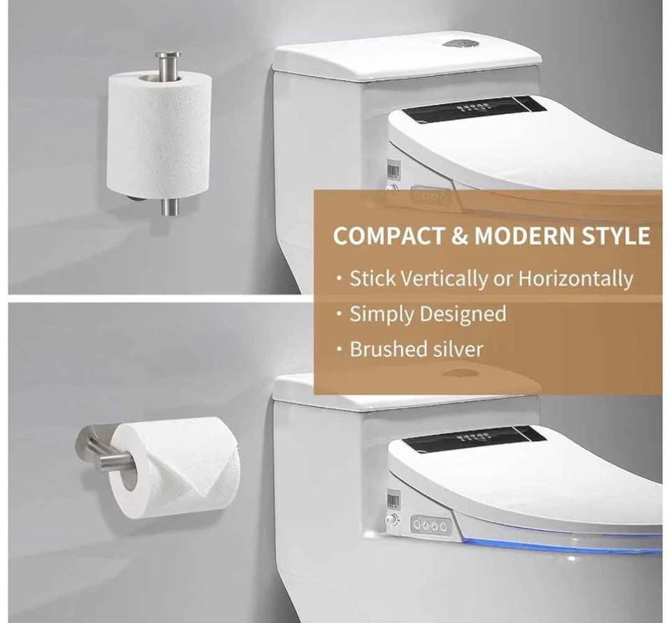 Brand New chrome polished toilet roll holder - photo 4