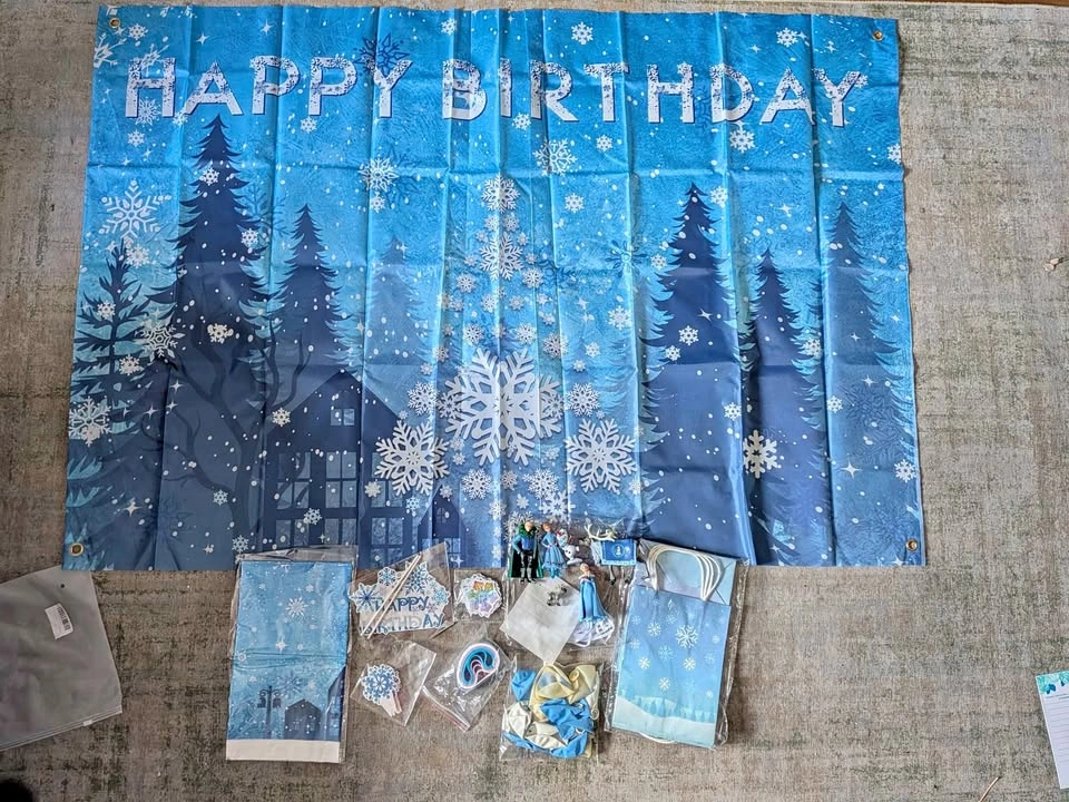 Brand new Disney Frozen Themed Birthday Party Supply Set