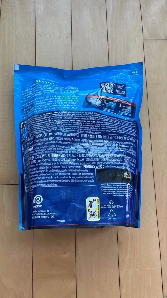 Finish Powerball Quantum Everyday Dishwasher Detergent Tablets 8 - photo 2