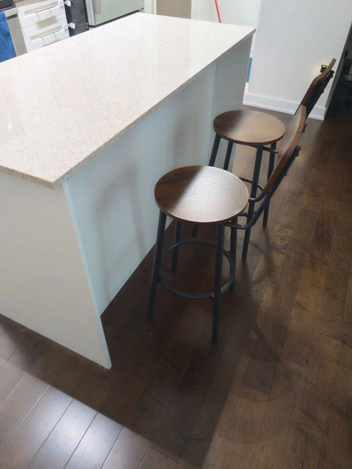 Set of 2 Rustic Industrial Bar Stools - photo 5
