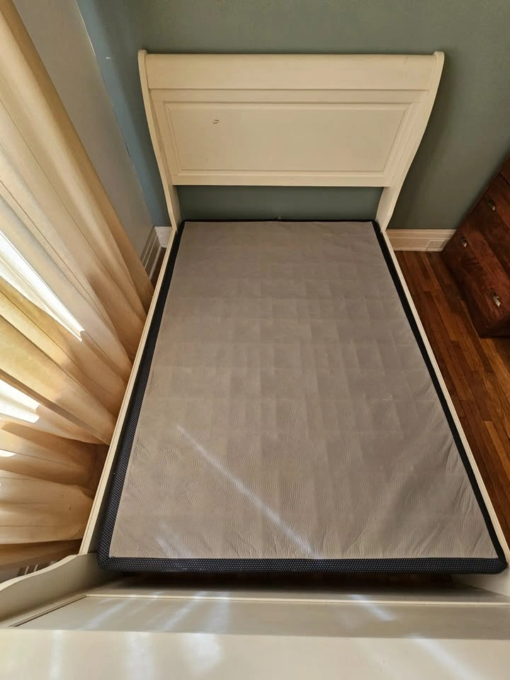 Used Double Sleigh bed AND/OR low profile box spring - photo 2