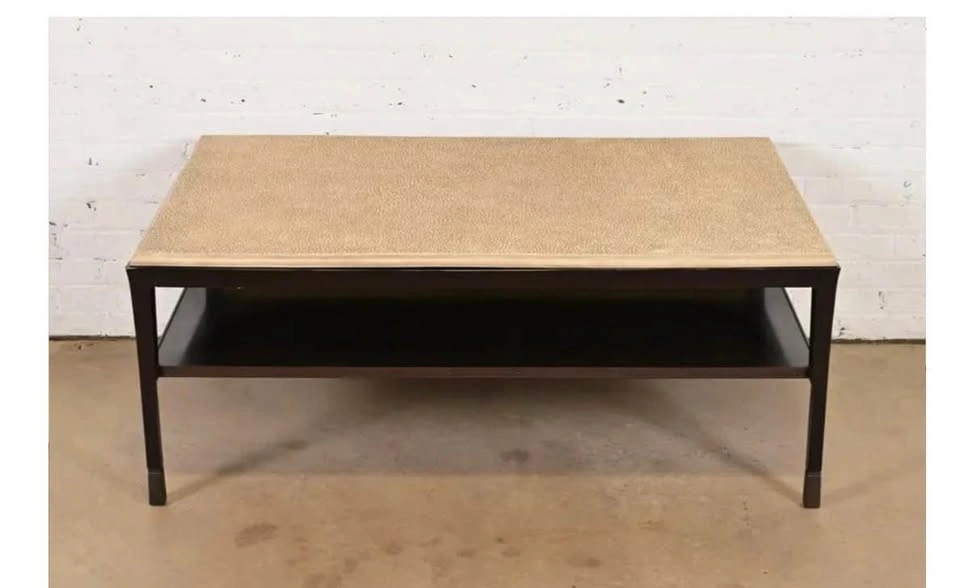 Bill Sofield for Baker Furniture Mahogany Raku Coffee Table - photo 2