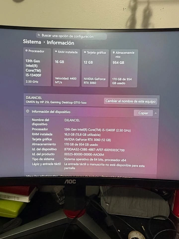 OMEN by HP 25L Gaming Desktop RTX 3060 12GB Intel i5 13th Gen - photo 2