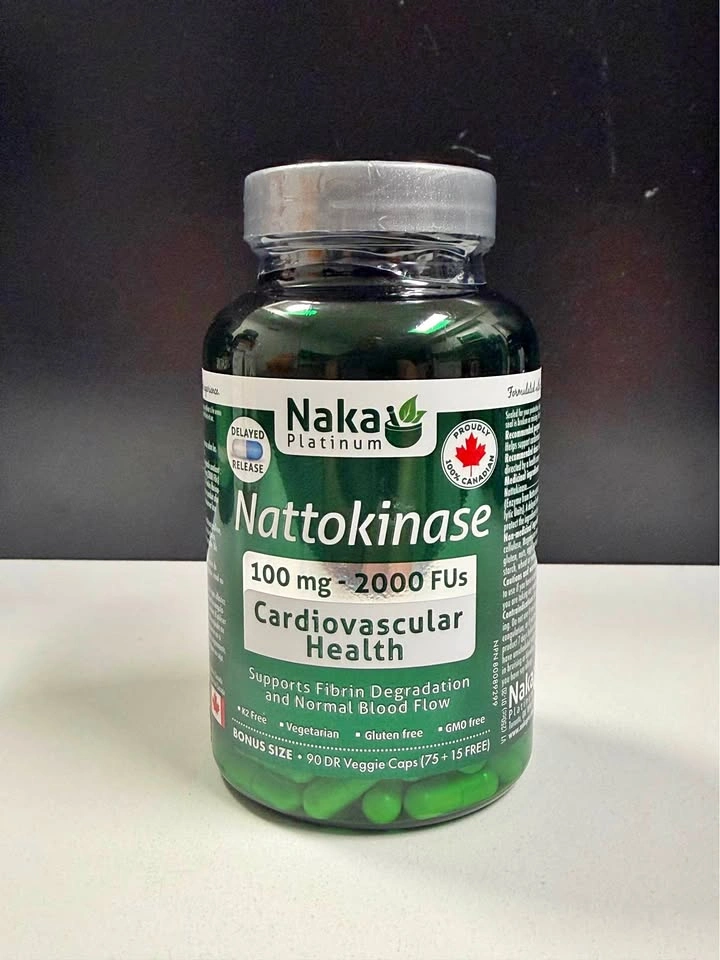 Naka Platinum Nattokinase 90 DR Veggie Capsules