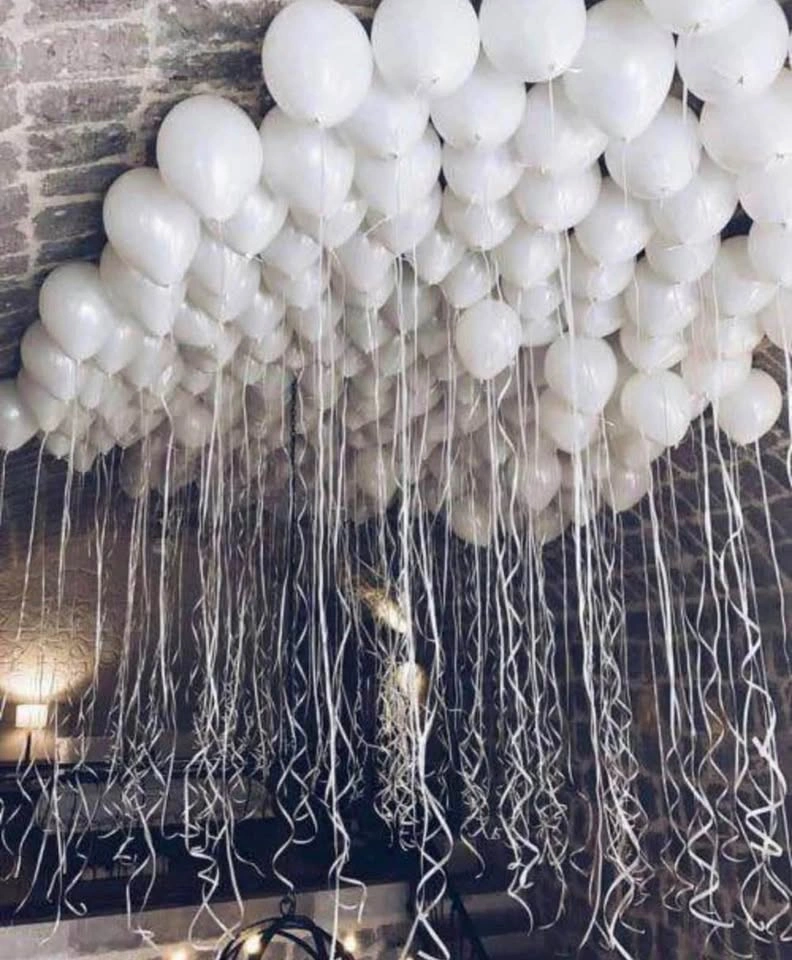 1000 Count 9-Inch White Latex Balloons - photo 4