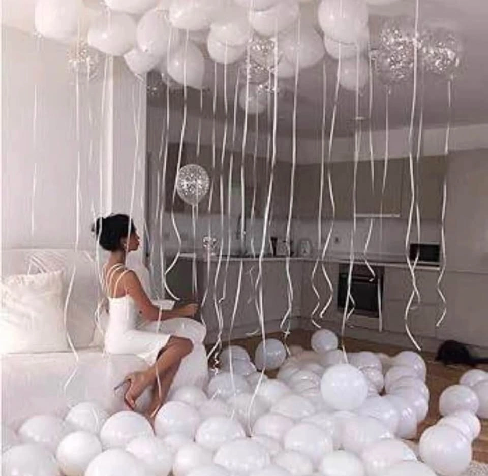 1000 Count 9-Inch White Latex Balloons - photo 5