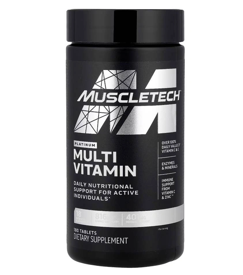 MuscleTech Platinum Multi Vitamin 180 Tablets - photo 2