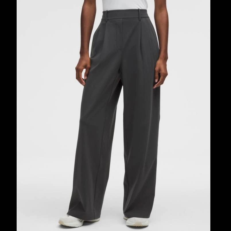 NWT Lululemon Daydrift High-Rise Wide-Leg Trouser - Graphite Gre
