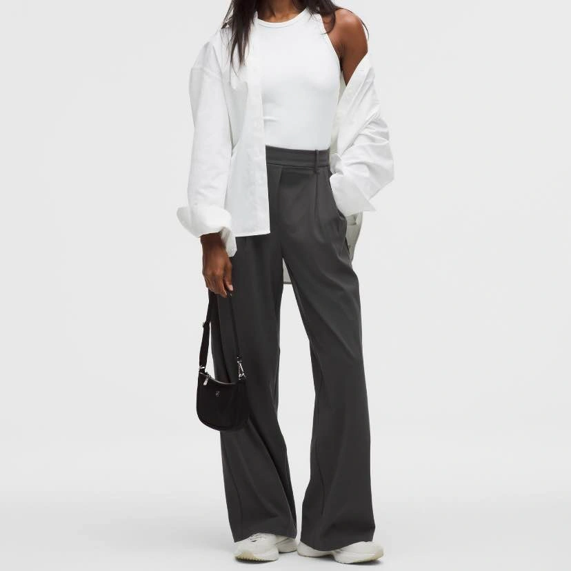 NWT Lululemon Daydrift High-Rise Wide-Leg Trouser - Graphite Gre - photo 2