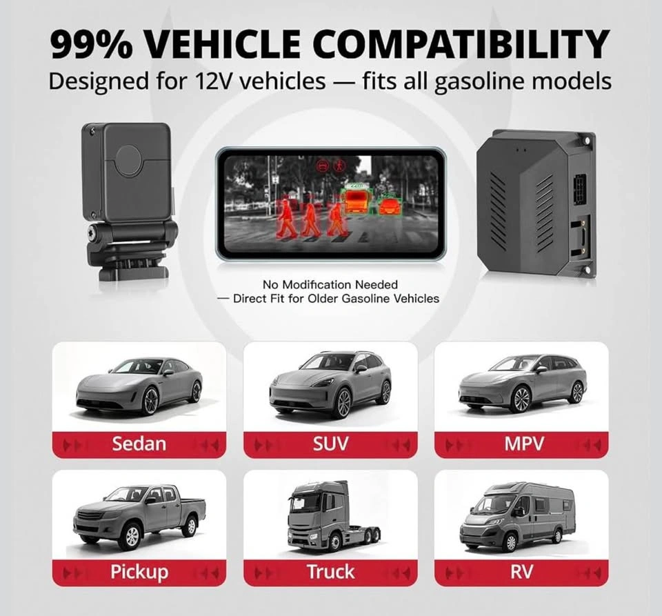 Thermal Camera for Car, Car Thermal Night Vision - photo 5
