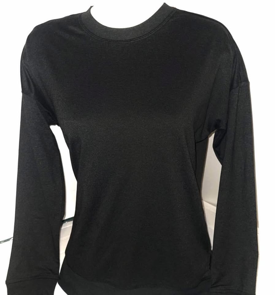New BENCH Long Sleeve Dark Charcoal Top Thumb Holes - photo 2