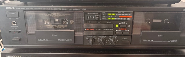 Yamaha KX-W202U Stereo Double Cassette Deck