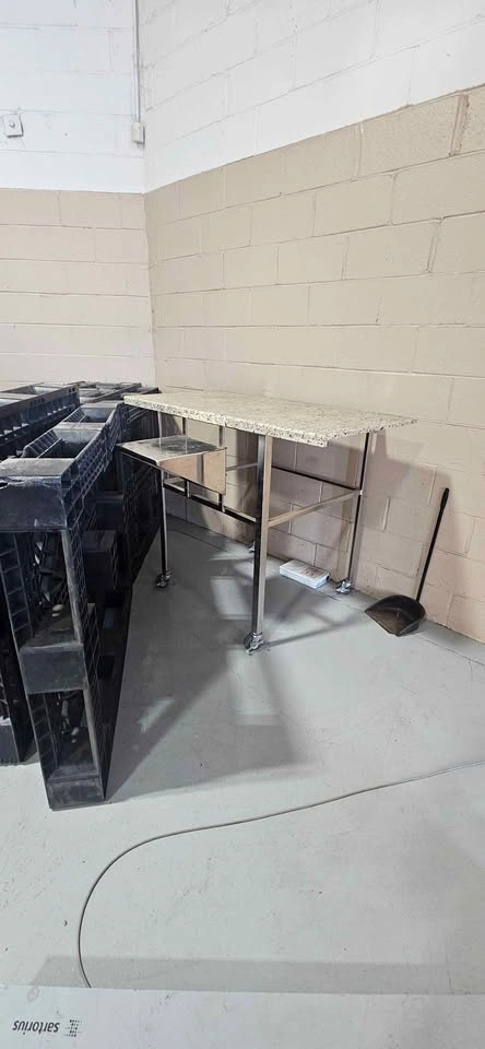 Rolling Work Table with Removable Top – $50 - photo 4