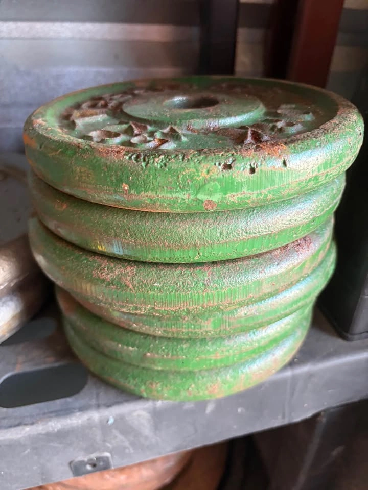 York Barbell steel plates - photo 2