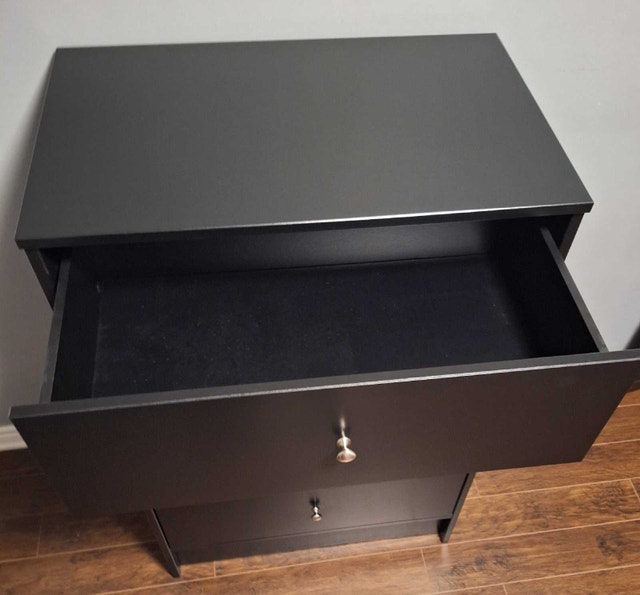 IKEA 4-Drawer Black Dresser - photo 3