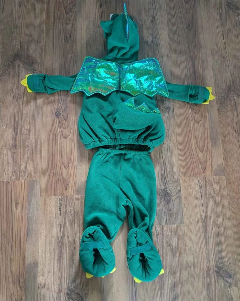 Old Navy Dinosaur/Dragon 2-Piece Fleece Costume (12-24m) - photo 3