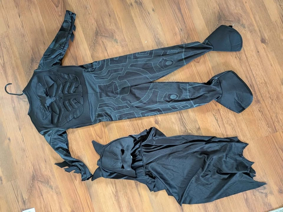 Batman padded costume with mask for kids - photo 2