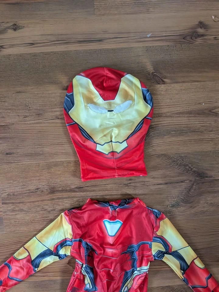 New iron man superhero costume with mask for kids - photo 3