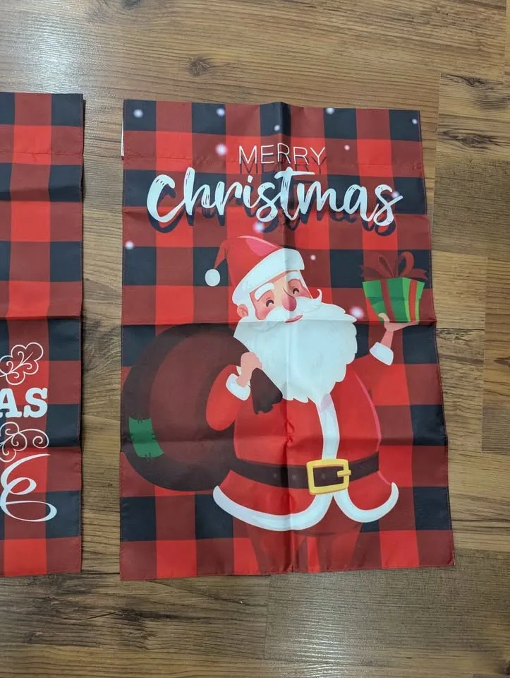 Brand new vertical double sided weatherproof Christmas garden fl - photo 3