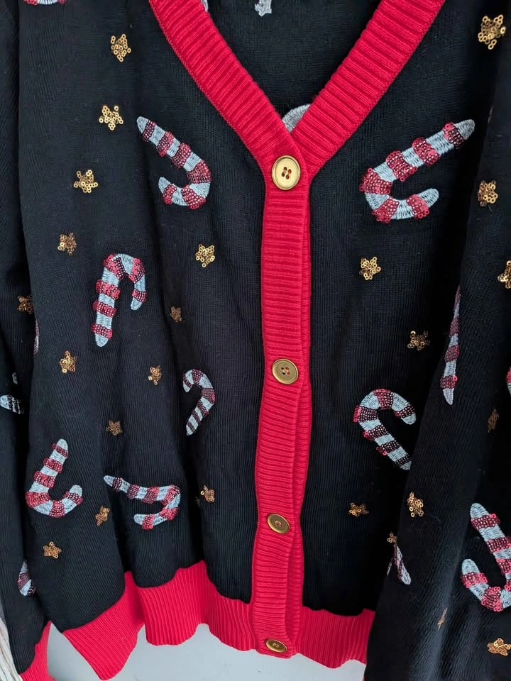 BNWT Tipsy Elves Plus Size Festive Cardigan Sweater - photo 3