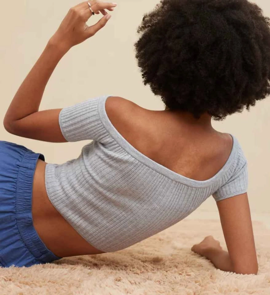 Aerie reversible sweater crop top - photo 3