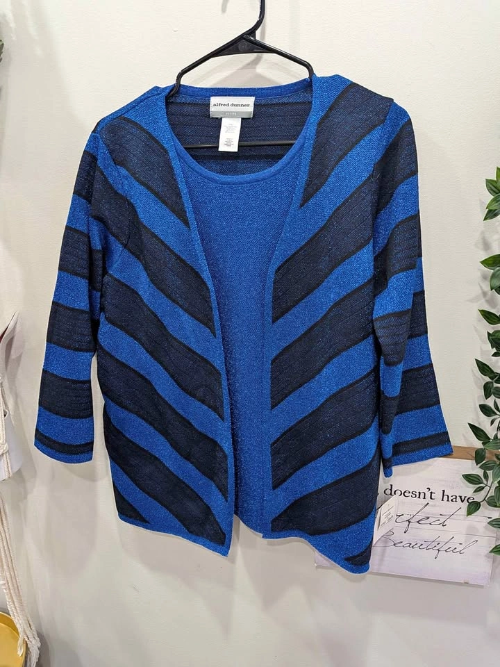 BNWT Alfred Dunner shimmery sweater top