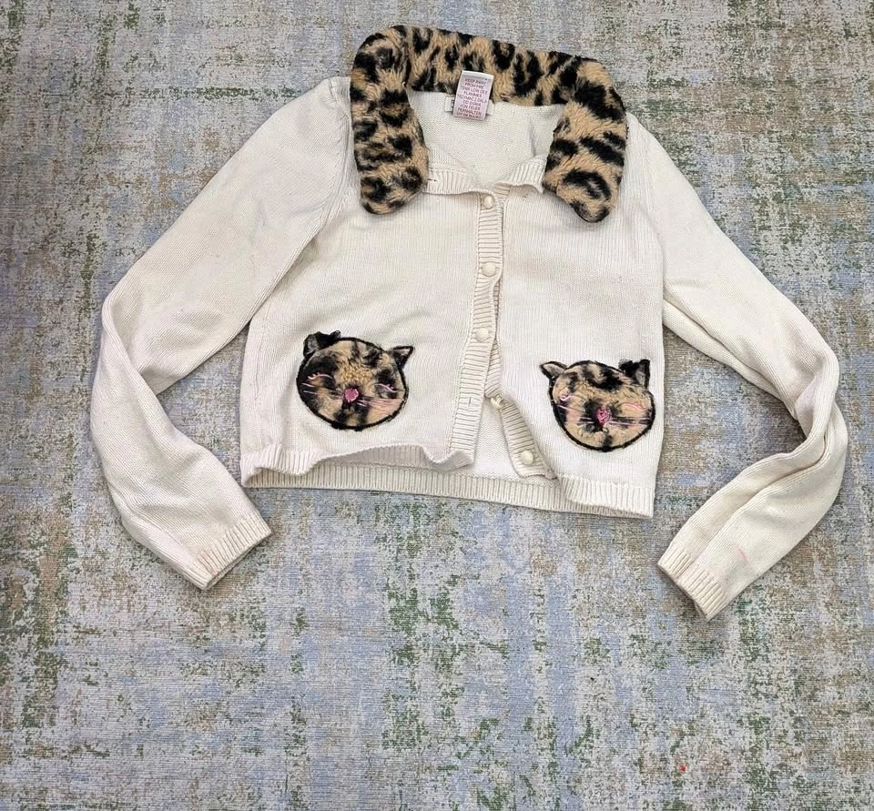 Rachel Zoe supercute kitty sweater for girls